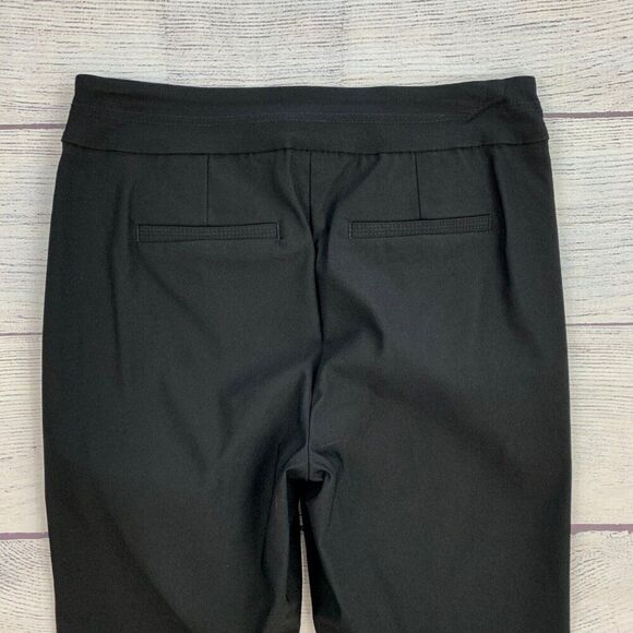 Tribal Capri Pants 2 Black Snap Detail Stretch Pull on 22" Inseam New NWOT - Picture 7 of 10
